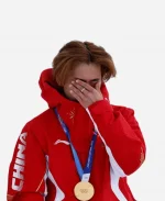 Milano Cortina Winter Olympics 2026 Team China Jacket - Red & White