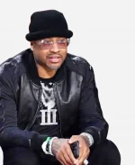 NBA All-Star Event 2026 Allen Iverson Black Bomber Jacket