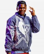 NBA All-Star Game 2026 Blue Full-Zip Oversized JacketNBA All-Star Game 2026 Blue Full-Zip Oversized Jacket