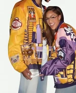 NBA All Star Jeff Hamilton 2004 Karl Towns Leather Jacket