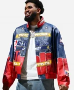 NBA All Star Karl-Anthony Towns Leather Jacket