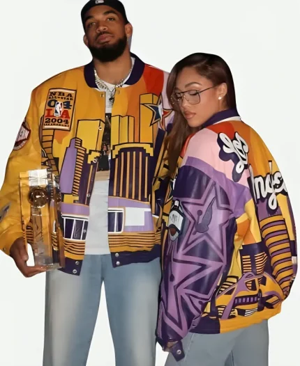 NBA Jeff Hamilton 2004 Karl Anthony-Towns Leather Jacket