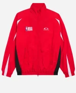 NBA London Game Naomi Ackie Red Jacket