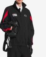 NBA x Balenciaga 2026 Collaboration Black Full Zip Track Jacket