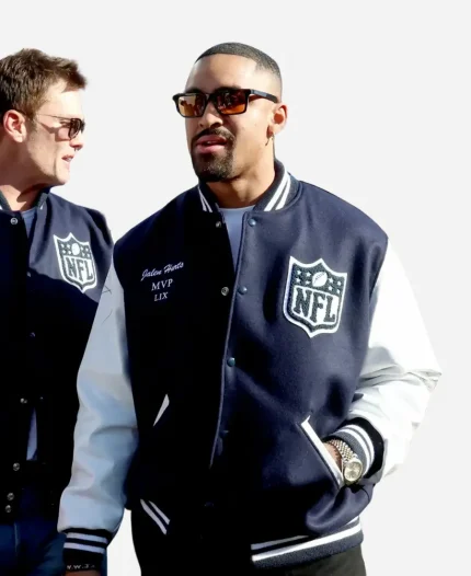 NFL 2026 Super Bowl LX Jalen Hurt MVP Varsity Jacket