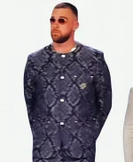 NFL Honors Award 2026 Travis Kelce Collarless Denim Jacket 