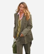 NYC 2026 Blake Lively Suit - Green