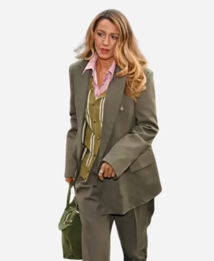 NYC 2026 Blake Lively Suit - Green