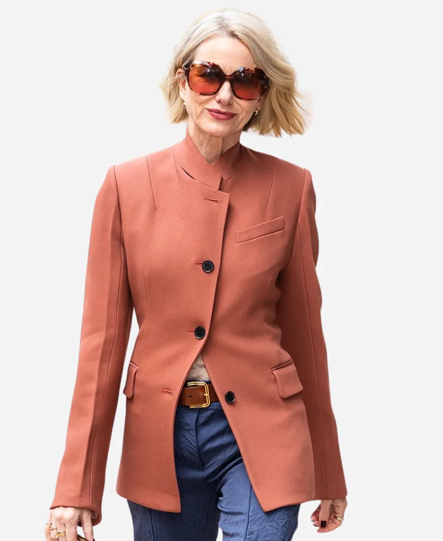 Naomi Watts NYC Peach Pink Blazer Naomi Watts NYC Peach Pink Blazer
