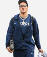 New England Patriots Super Bowl LX 2026 Navy Zip Up  Hoodie