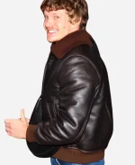 New York City 2026 SNL Connor Storrie Shearling Leather Jacket