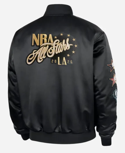 Nike NBA 2026 All-Star Game Black Full-Snap Jacket