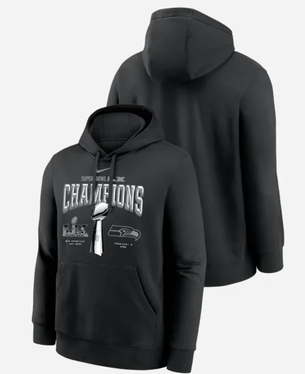 Nike Seahawks Super Bowl LX Champions Hoodie