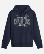 Nike Seattle Seahawks Super Bowl LX Champions Navy Blue Hoodie