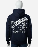 Nike x Concrete Boys 1-800-It's-Us Navy Blue Zip Hoodie