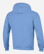  North Carolina Tar Heels Football Stack Sky Blue Pullover Hoodie