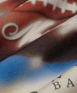 Nostalgia Super Bowl LX Origins Airbrush Raglan Sweatshirt