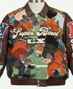 OBJ Jeff Hamilton x kidsuper Super Bowl LX Leather Jacket