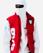 October's Very Own Winter Survival 2026 OVO Balaclava White Sherpa Hoodie