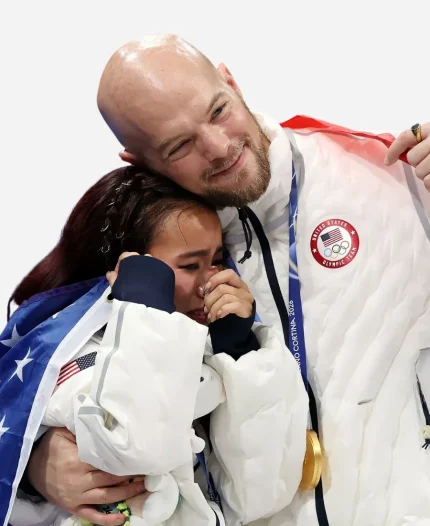 Olympic 2026 Ellie Kam White Jacket