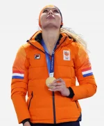 Olympic 2026 Jutta Leerdam Team Netherlands Puffer Jacket
