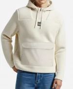 Olympic Collection Elements Micro Fleece Cream Half-Zip Hoodie