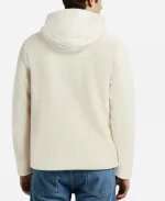 Olympic Micro Fleece Cream Quarter Zip Hoodie