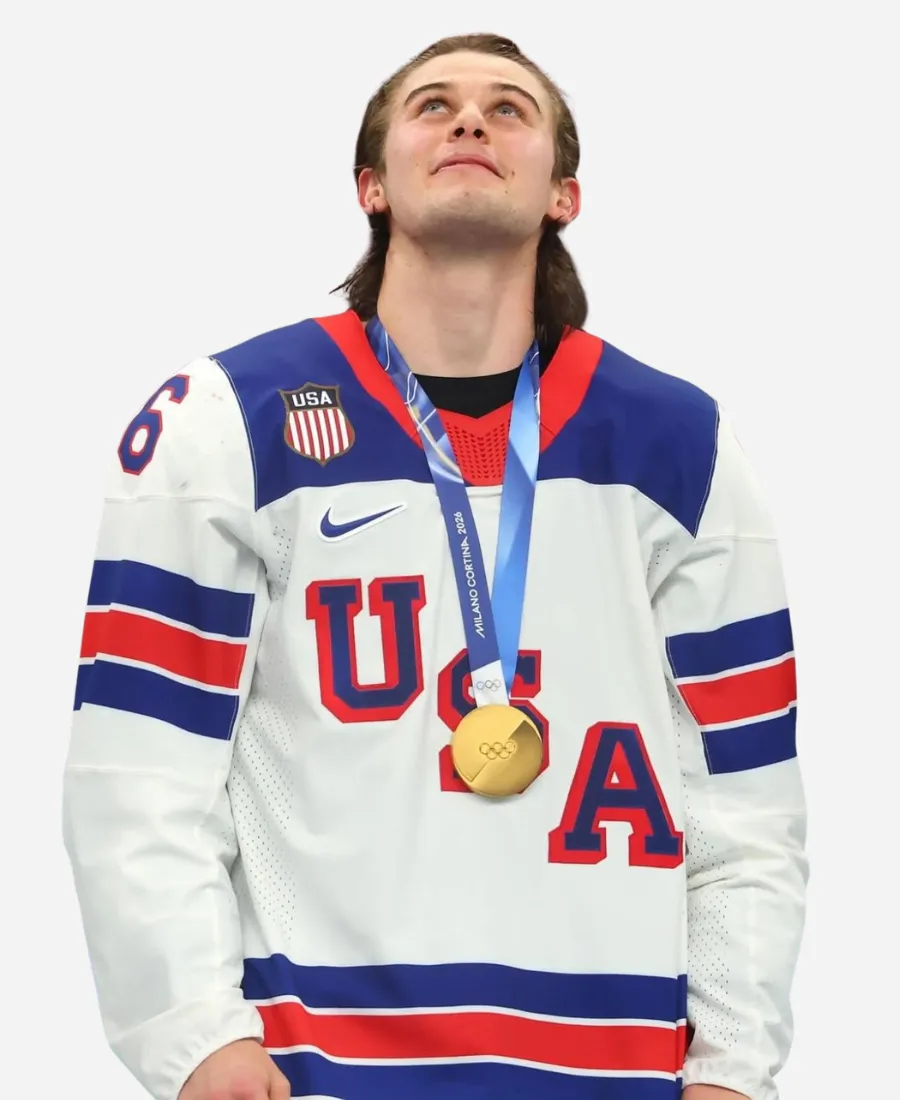 Olympics 2026 Jack Hughes Team USA Jersey Olympics 2026 Jack Hughes Team USA Jersey