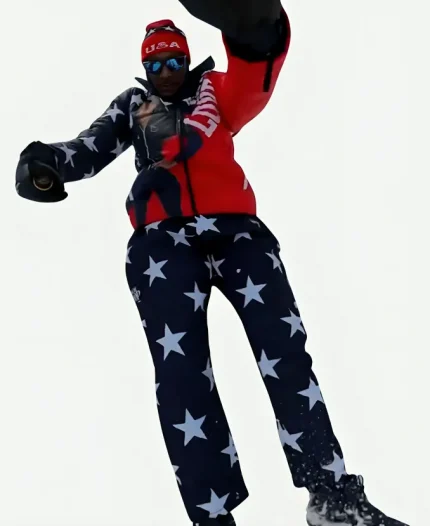 Olympics 2026 Snoop Dogg Snow Sliding Kays Love USA Tracksuit