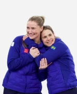 Olympics 2026 Team Sweden Curling Puffer Jacket