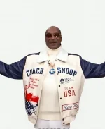 Olympics 2026 Team USA Coach Snoop Dogg Varsity Jacket