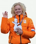 Olympics 2026 Xandra Velzeboer Puffer Jacket