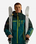 Olympics Team Australia Opening Ceremony Green Full-Zip Hooded Jacket