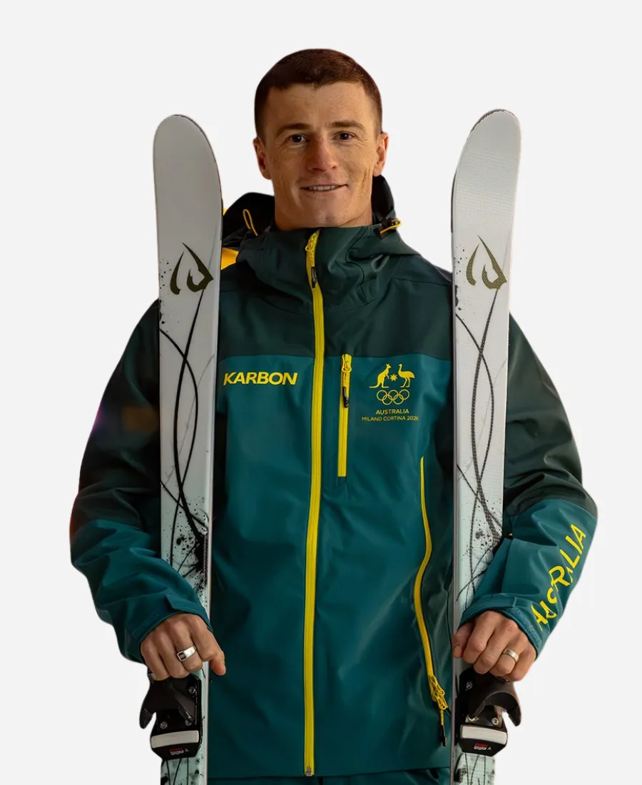 Olympics Team Australia Opening Ceremony Green Full-Zip Hooded Jacket Olympics Team Australia Opening Ceremony Green Full-Zip Hooded Jacket