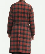 One Battle After Another Leonardo DiCaprio Check Coat