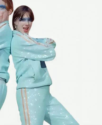 Opalite Music Taylor Swift Blue Sequin Tracksuit - Jacket Era