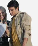 Oscar Casas Brown Cotton Jacket