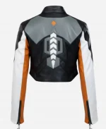 Overwatch Mercy Valkyrie White Leather Jacket
