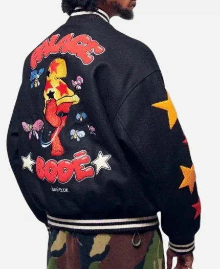 Palace x Mark Bode Cheech Wizard Varsity Jacket