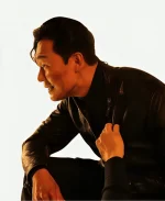 Park Sung-Woong TV Series Bloodhounds 2023 Kim Myung-gil Black Leather Jacket