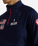 Polo Ralph Lauren Milano Cortina 2026 Winter Olympics Team USA Quarter Zip Pullover Jacket