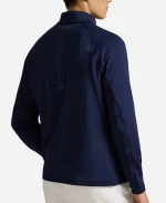 Polo Ralph Lauren Team USA Quarter Zip Pullover Jacket In Navy Blue