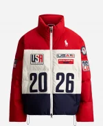 Polo Ralph Lauren The Today Show 2026 Dylan Dreyer Team USA Closing Ceremony Puffer Jacket