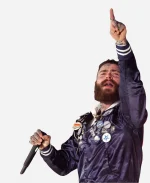 Post Malone Kansas City Chiefs vs Dallas Cowboys Blue Jacket