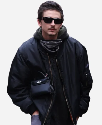 Prince Charles Cinema Timothee Chalamet Black Jacket