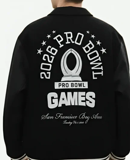 Pro Bowl Games 2026 Black Bomber Jacket
