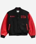 Raw Is War Varsity Jacket