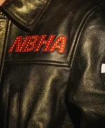 Rocket Donkey NBHA Open World Leather Jacket In Black