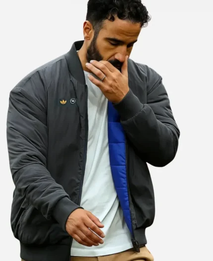 Ruben Amorim Man United Terrace Icons Jacket In Grey