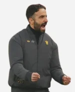 Ruben Amorim Manchester United Terrace Icons Grey Zipper Jacket